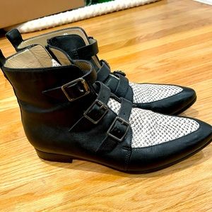 Jimmy Choo Snakeskin Ankle Boots